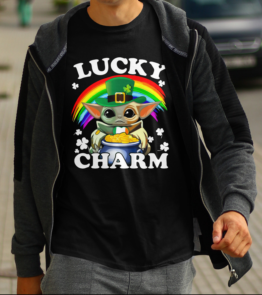BBYD Lucky Charm Rainbow Leprechaun Coins T-Shirt