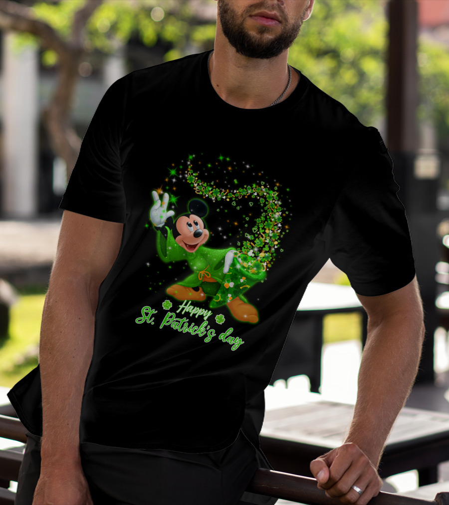 Happy St. Patrick's Day Mickey Mouse T-Shirt