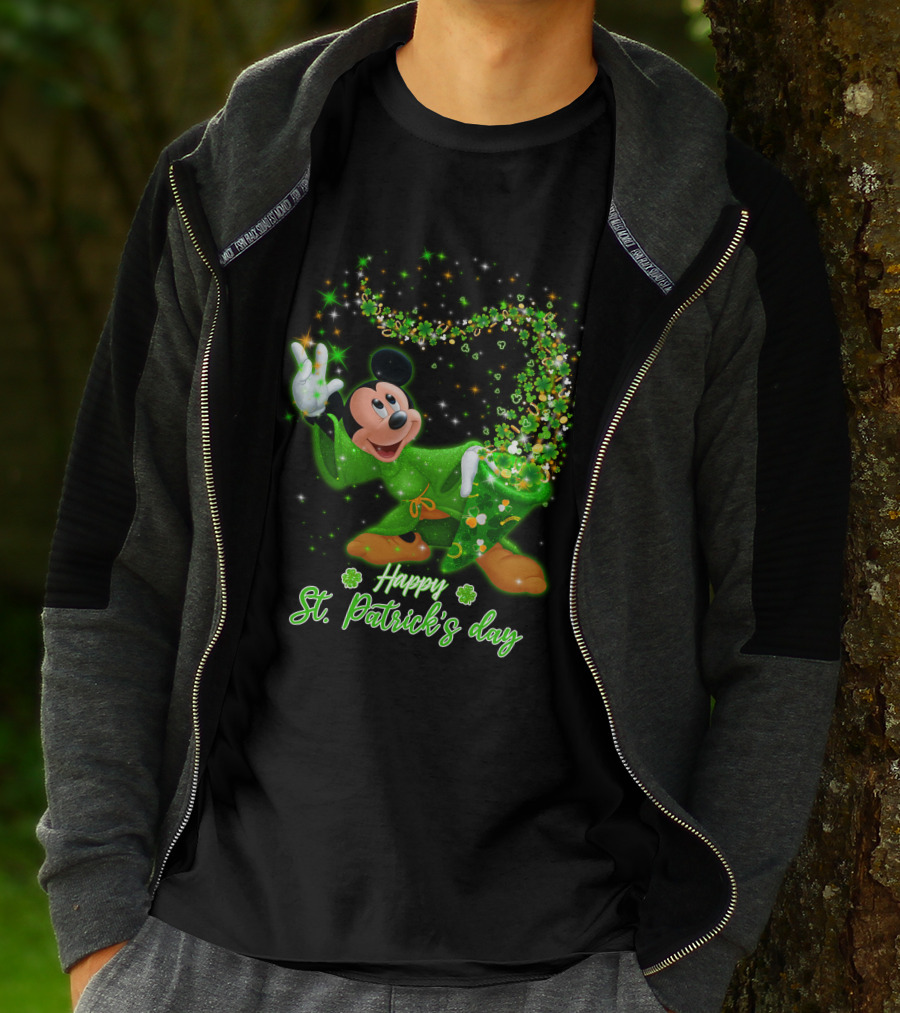 Happy St. Patrick's Day Mickey Mouse T-Shirt