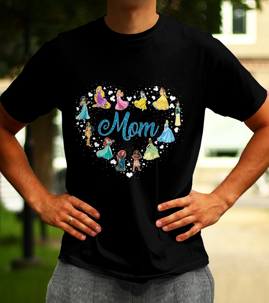 Mom Princess Heart T-Shirt