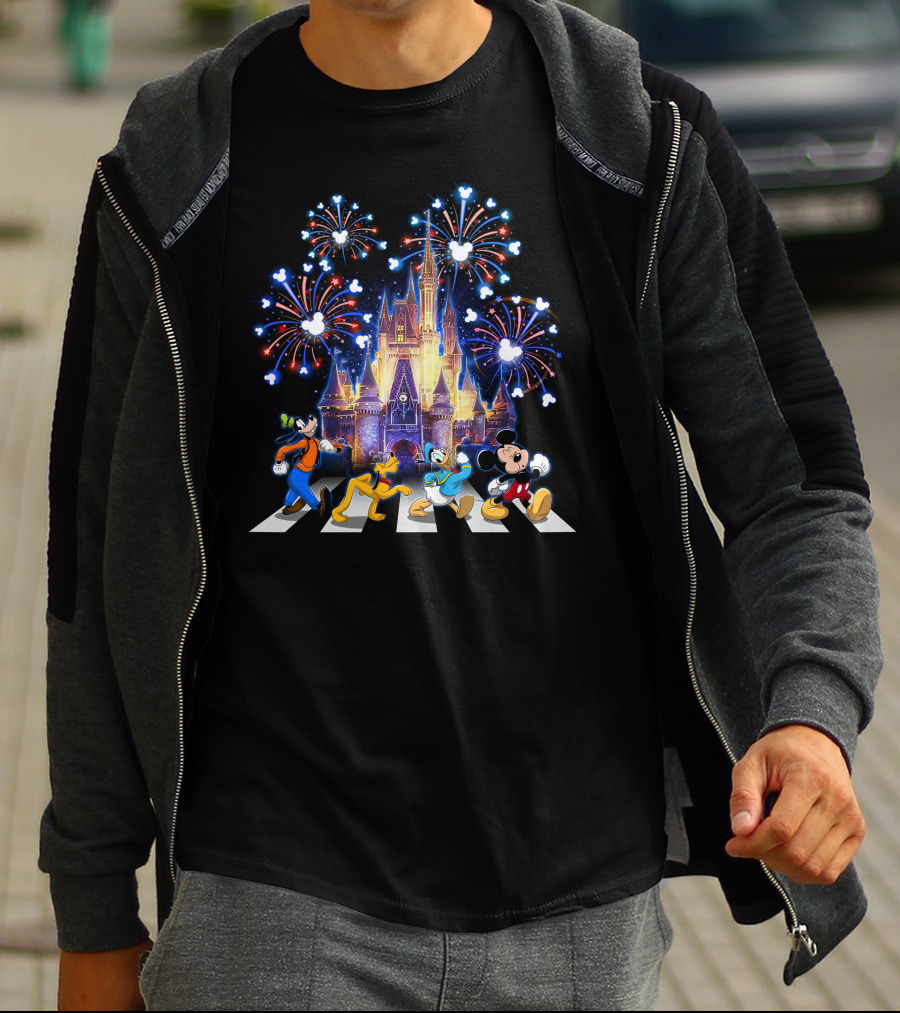 Iconic Friends Fireworks Castle Stroll T-Shirt