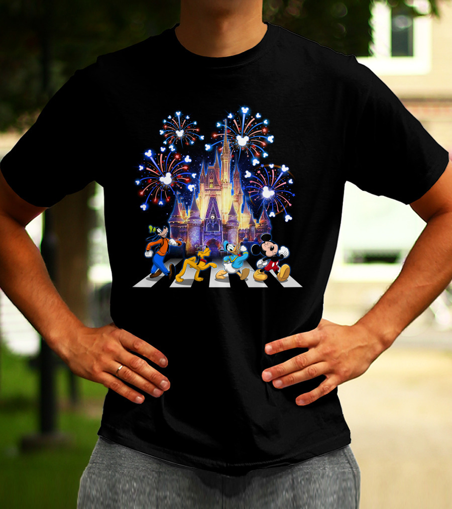 Iconic Friends Fireworks Castle Stroll T-Shirt