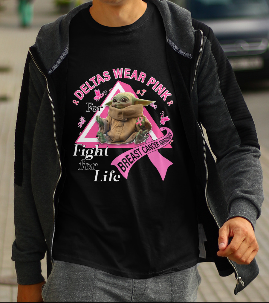 DELTAS WEAR PINK FOR BREAST CANCER AWARENESS FIGHT FOR LIFE T-Shirt