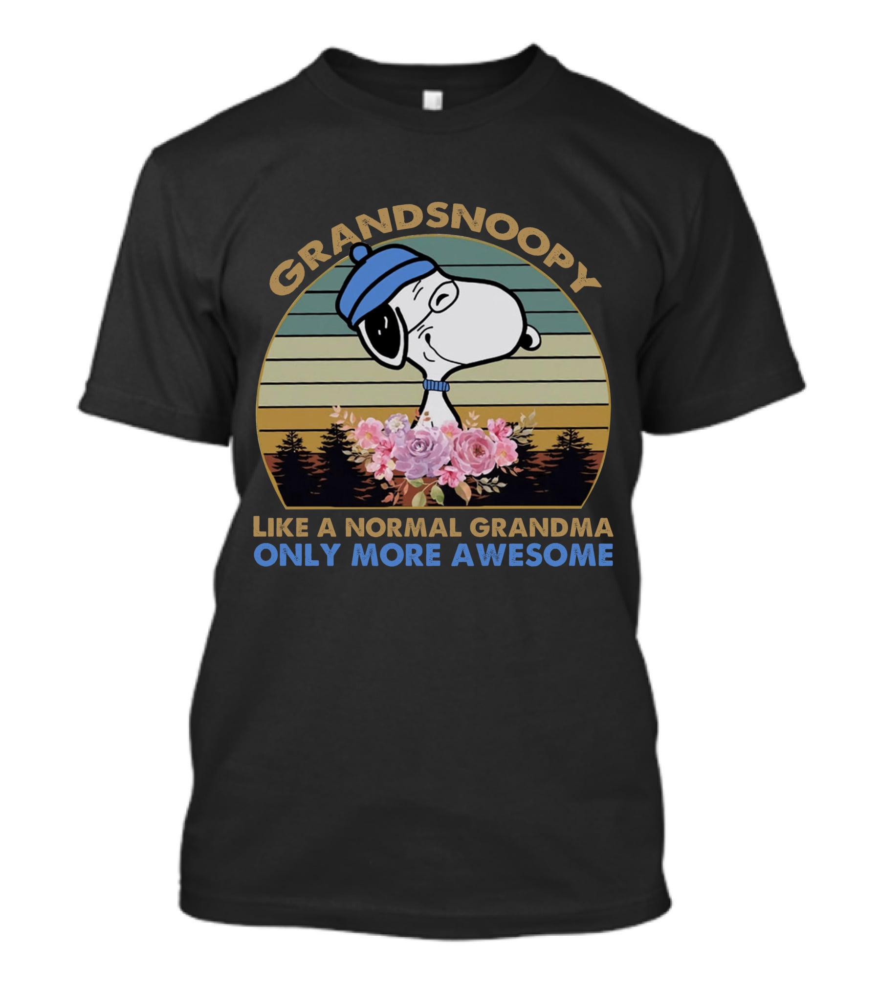 GRANDSNOOPY LIKE A NORMAL GRANDMA ONLY MORE AWESOME T-Shirt