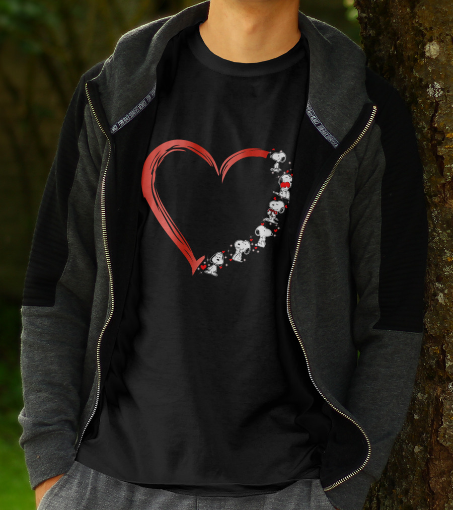 Snoopy Love Heart T-Shirt