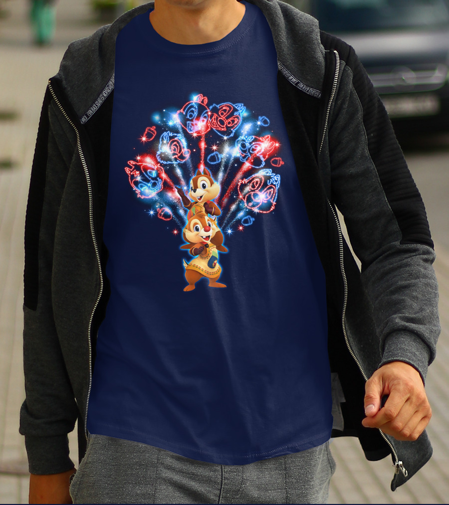 Chip 'n Dale Firework T-Shirt