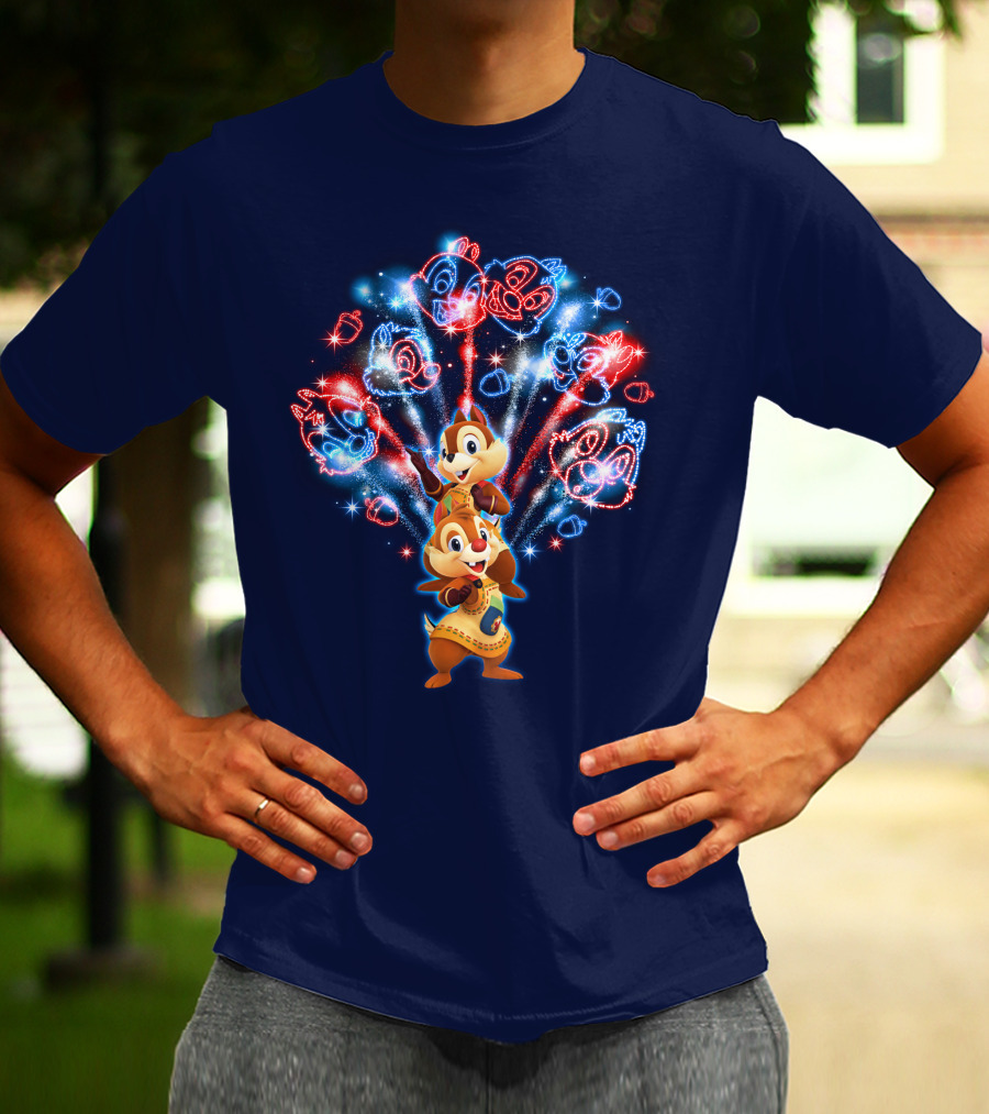 Chip 'n Dale Firework T-Shirt