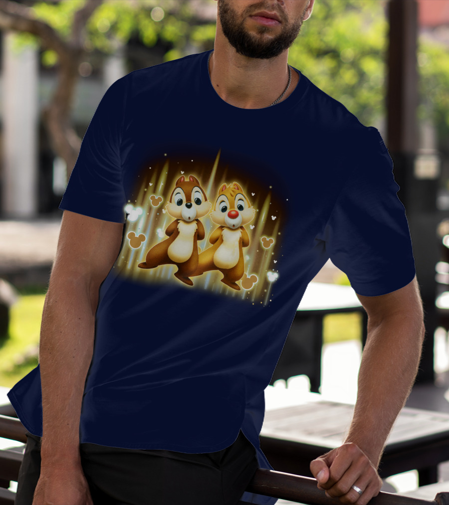 CND Heart Chip And Dale Mickey Ears Icons T-Shirt