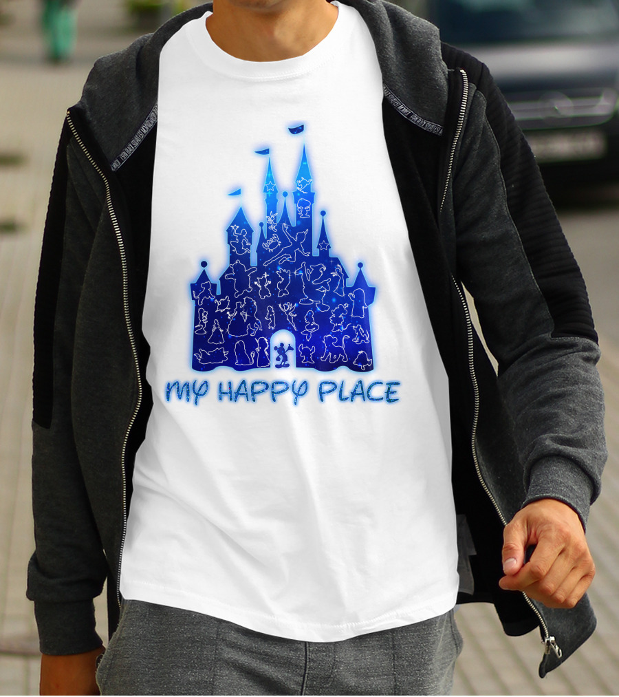 My Happy Place Disney Castle T-Shirt
