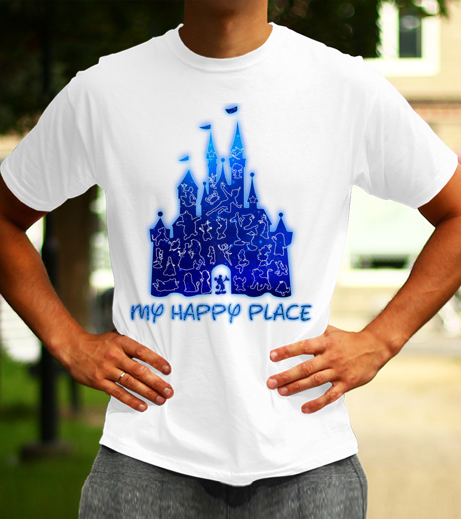 My Happy Place Disney Castle T-Shirt