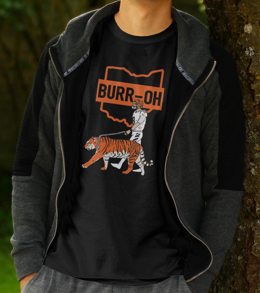 BURR-OH Cincinnati Bengals Tiger Walk T-Shirt