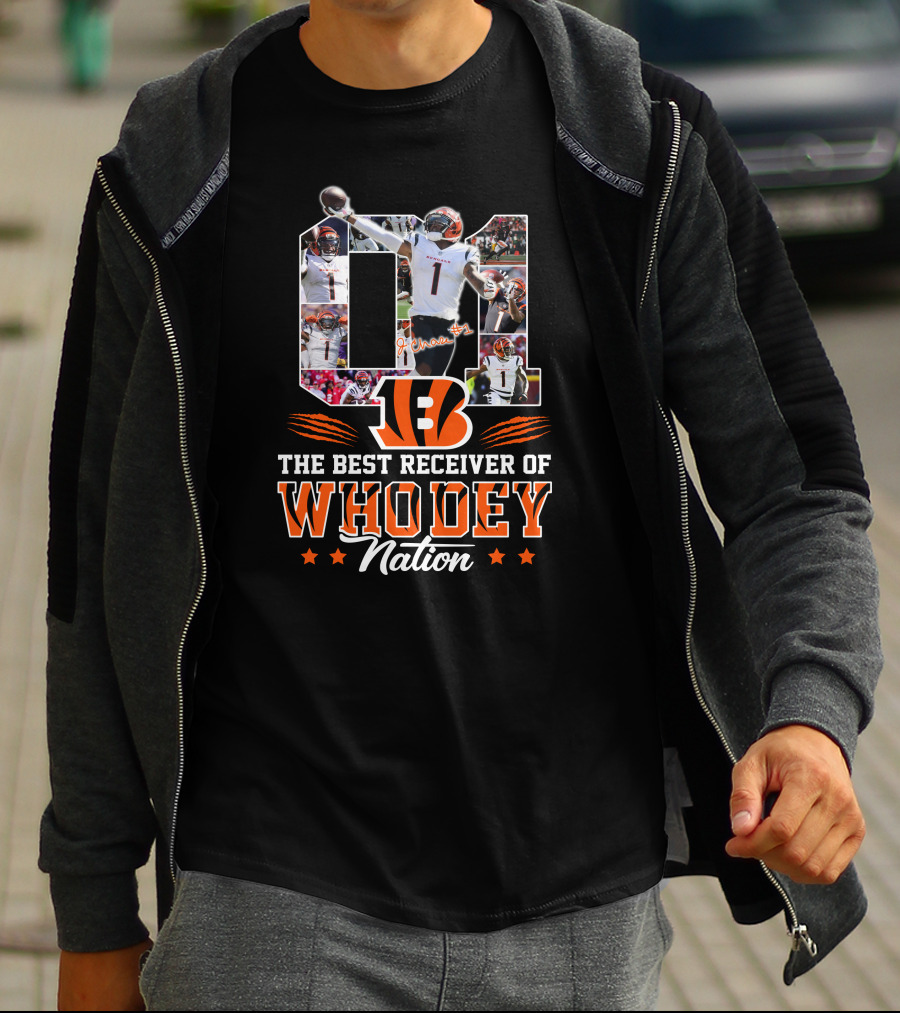 NFL Bengals 01 The Best Receiver Of Who-Dey Nation T-Shirt