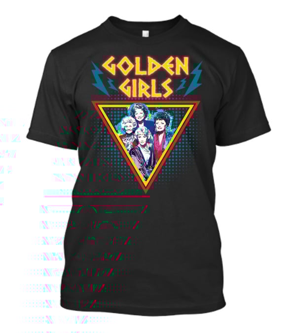 Golden Girls 80s Lightning Triangle T-Shirt