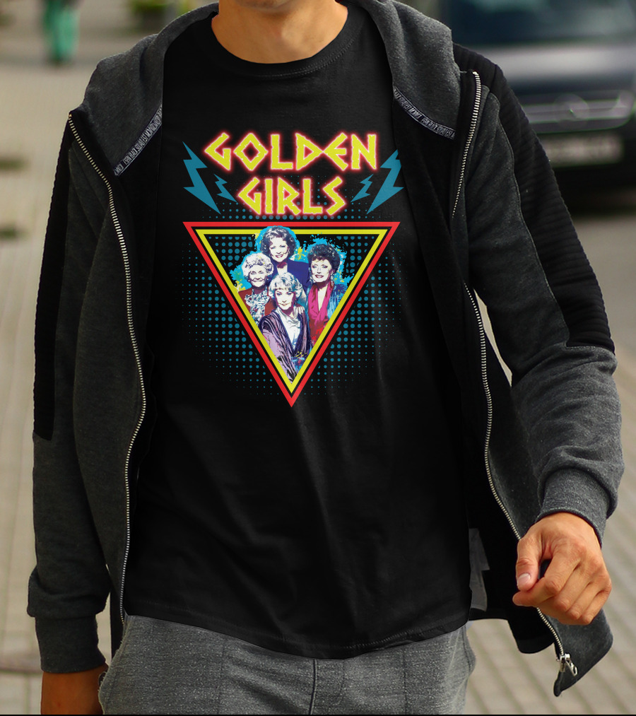 Golden Girls 80s Lightning Triangle T-Shirt