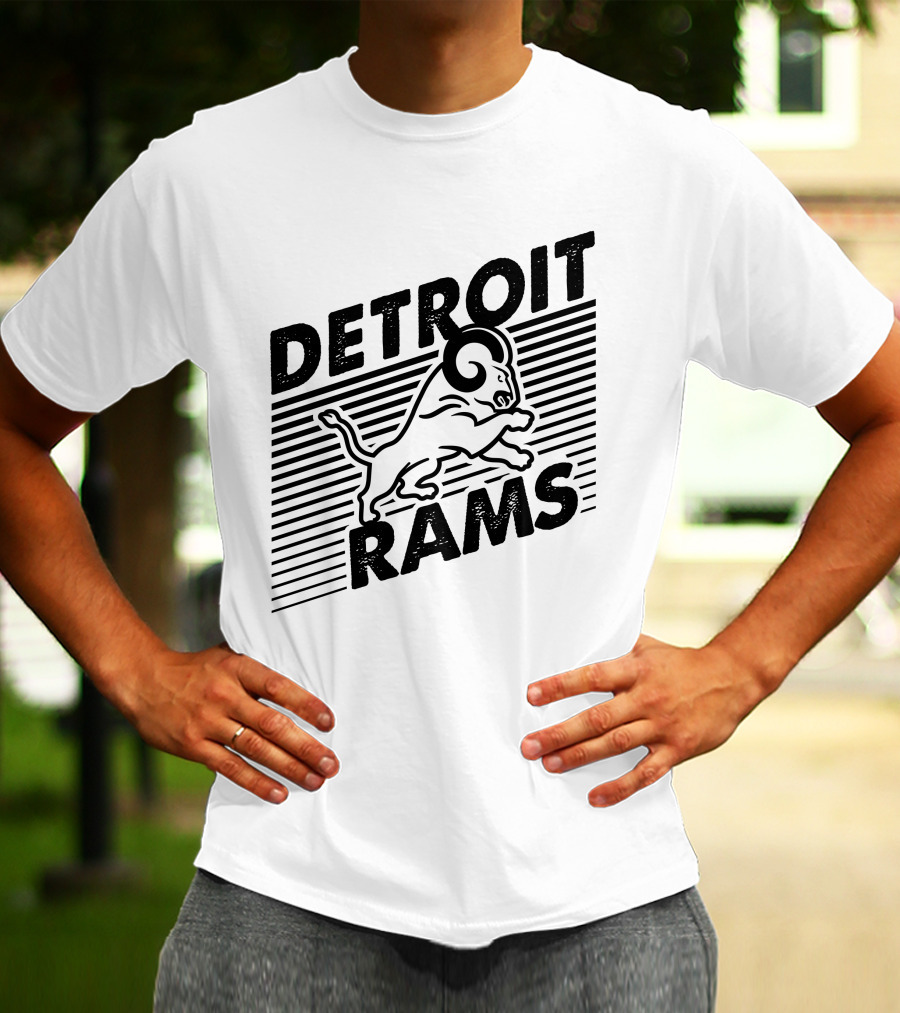 Detroit Rams Jumping Ram T-Shirt