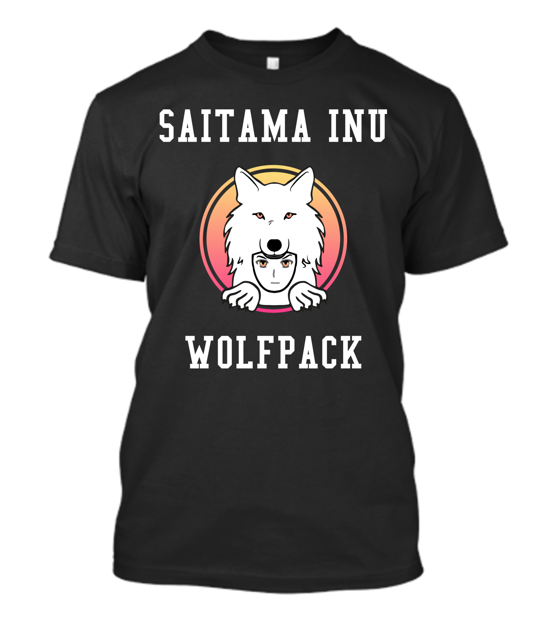 Saitama Inu Wolfpack Crypto Token Cryptocurrency T-Shirt