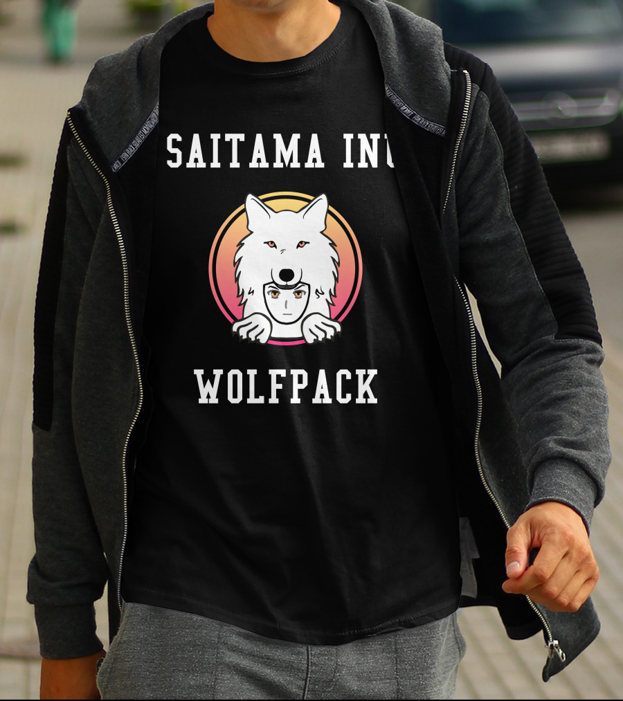 Saitama Inu Wolfpack Crypto Token Cryptocurrency T-Shirt