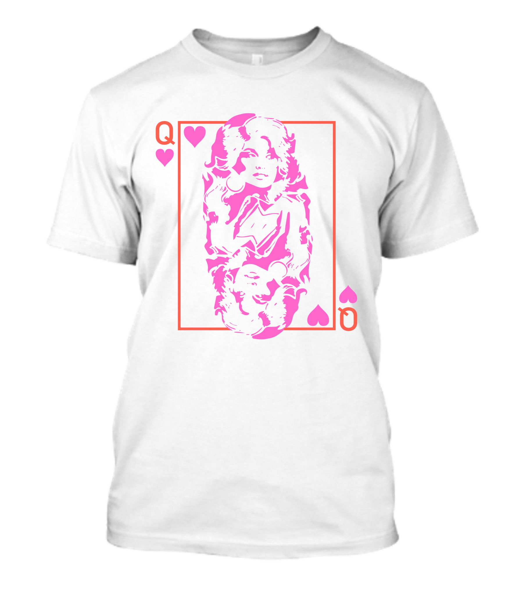 Dolly Parton Playing Card Queen Heart T-Shirt
