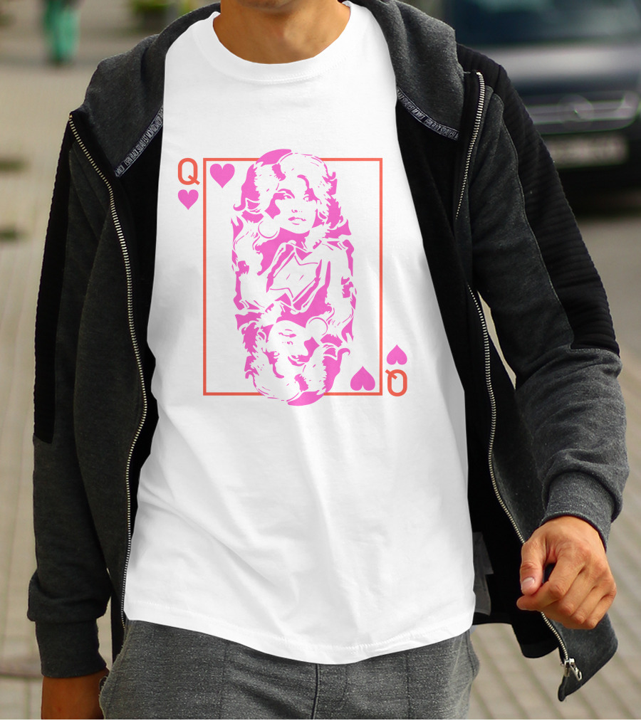 Dolly Parton Playing Card Queen Heart T-Shirt
