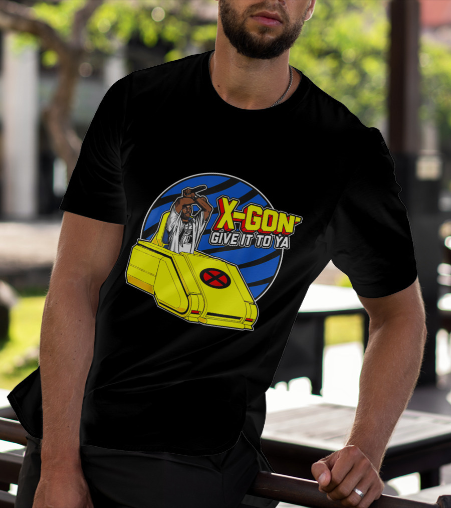 X Gon' Give It To Ya Professor X Inspired Yellow Hoverchair T-Shirt
