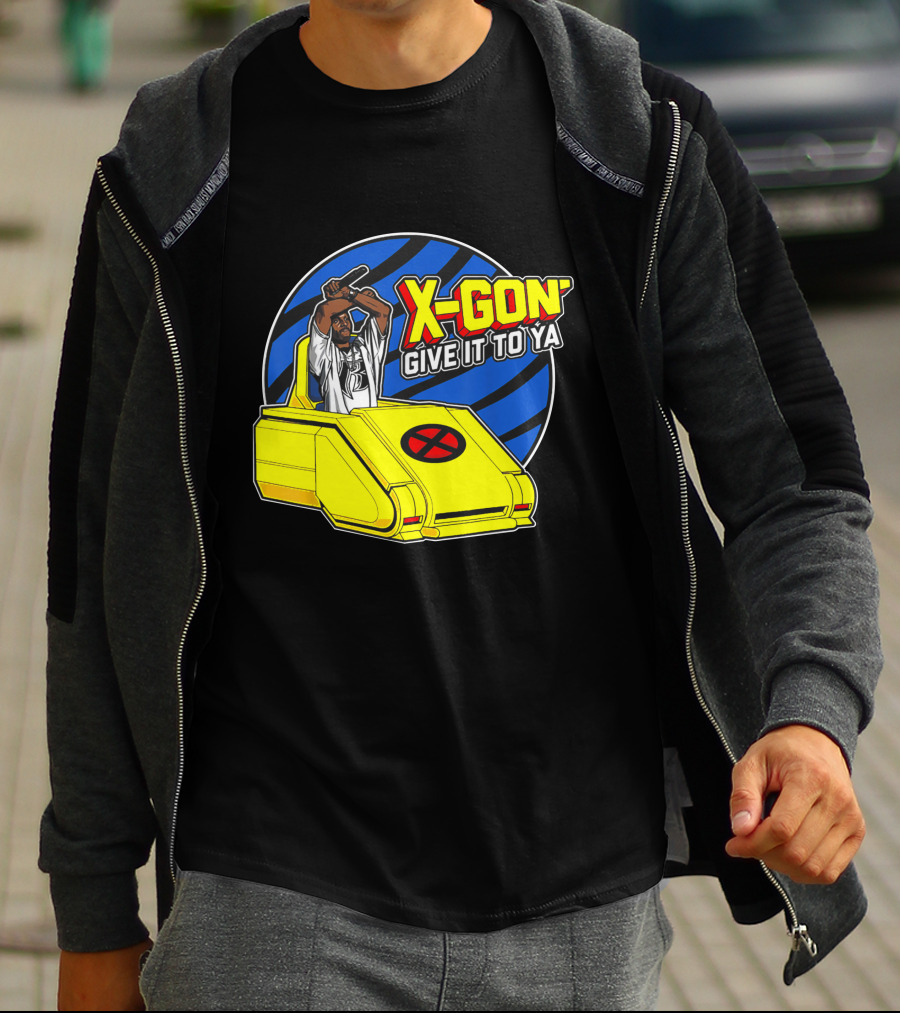 X Gon' Give It To Ya Professor X Inspired Yellow Hoverchair T-Shirt