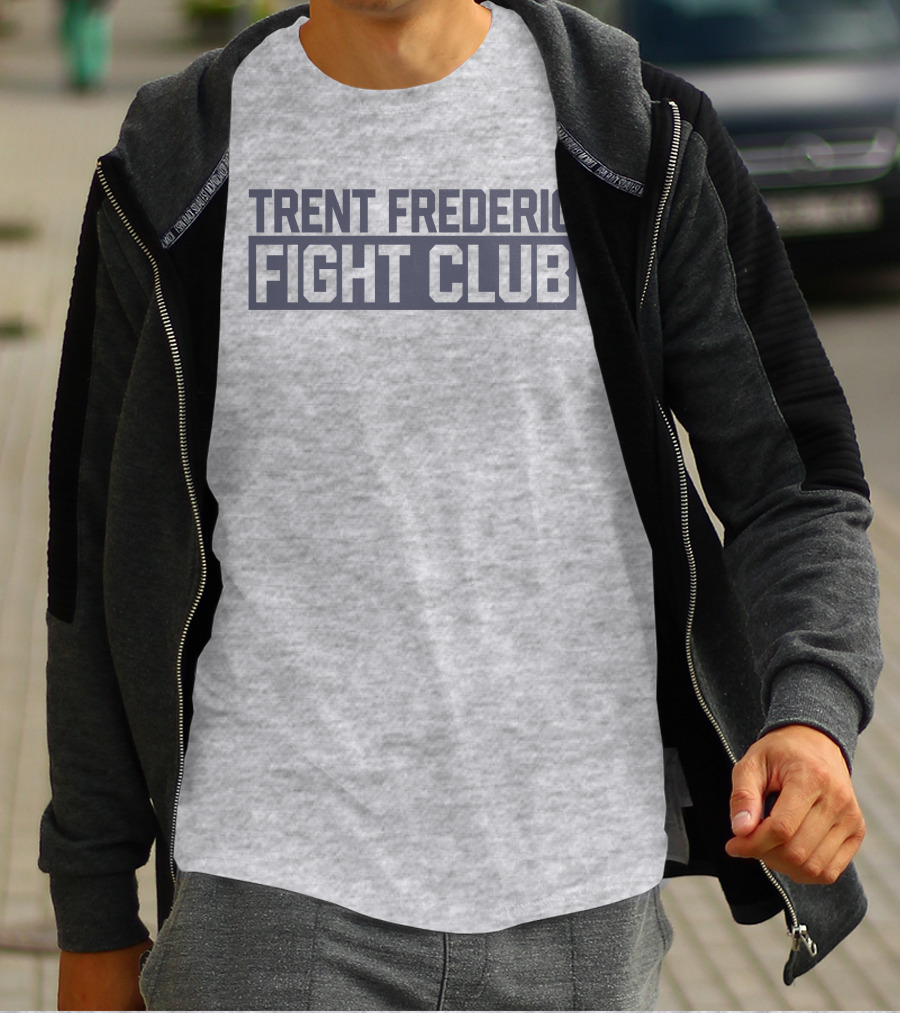 Boston Bruins Trent Frederic Fight Club Hockey T-Shirt
