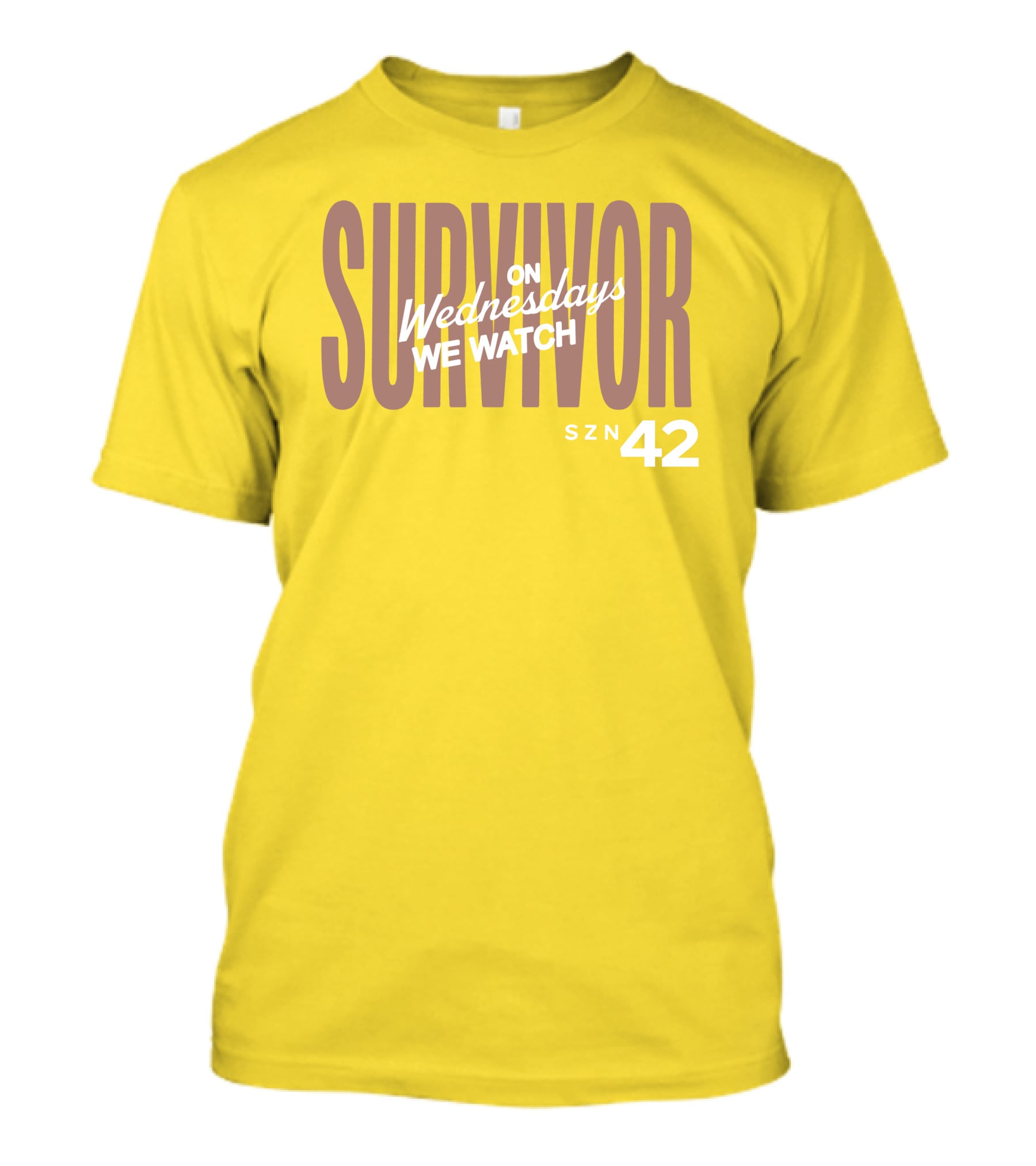 Survivor On Wednesdays We Watch SZN 42 T-Shirt