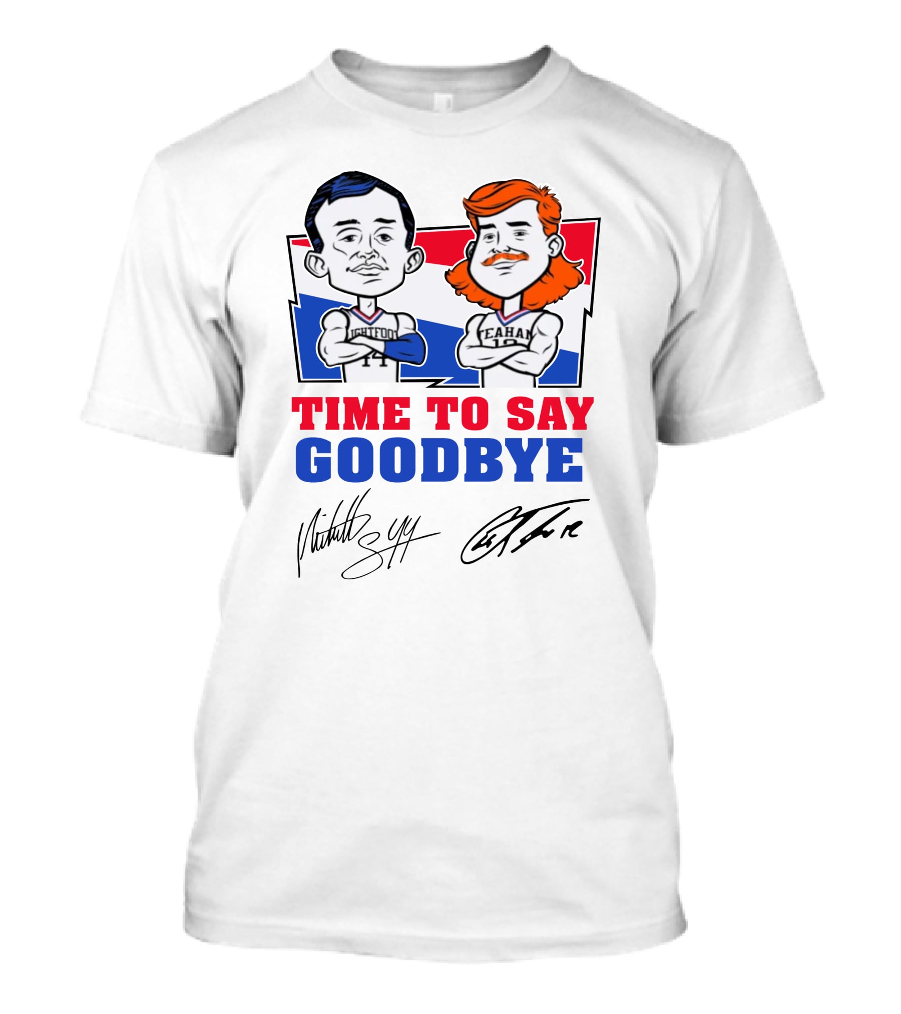 Seniornight22 Merch Time To Say Goodbye Lightfoot Feahan Signature T-Shirt