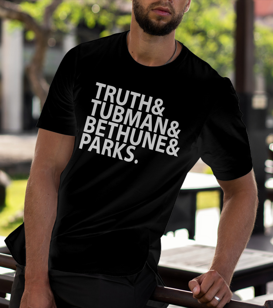Truth Tubman Bethune Parks Black History Icons T-Shirt