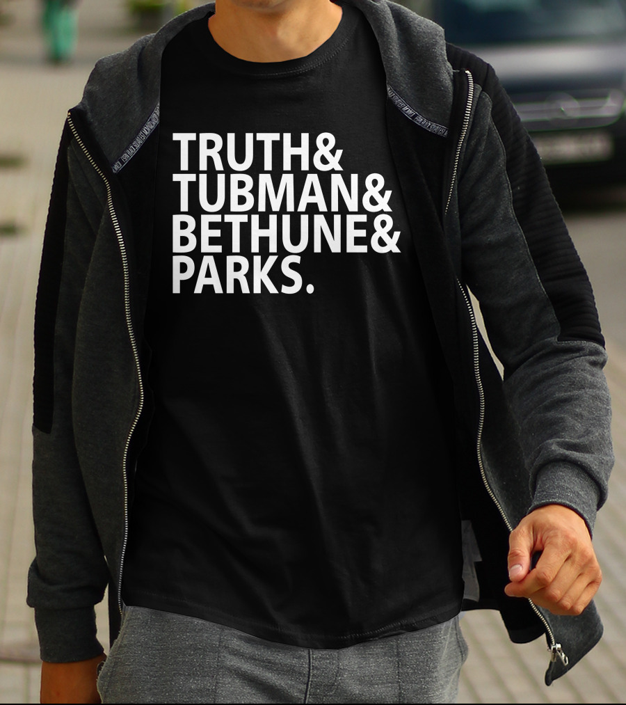 Truth Tubman Bethune Parks Black History Icons T-Shirt