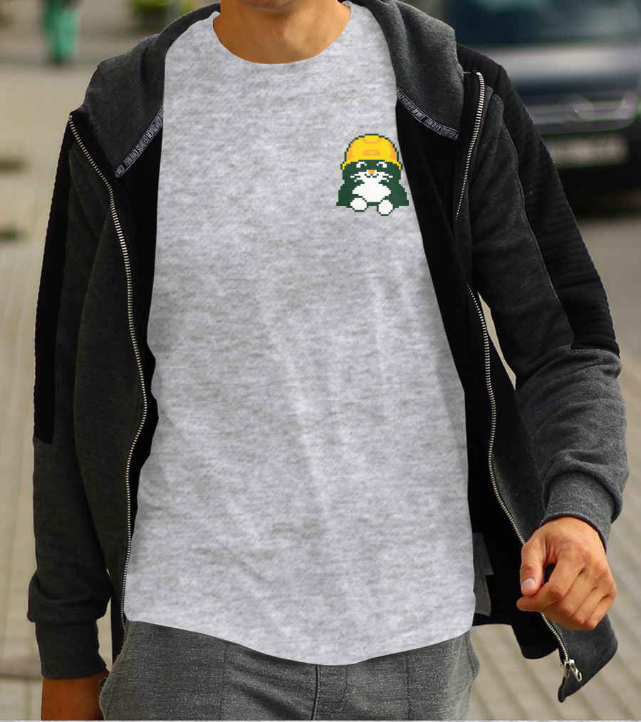 Construction Cats Wearing Hard Hats By Cats With Jobs T-Shirt