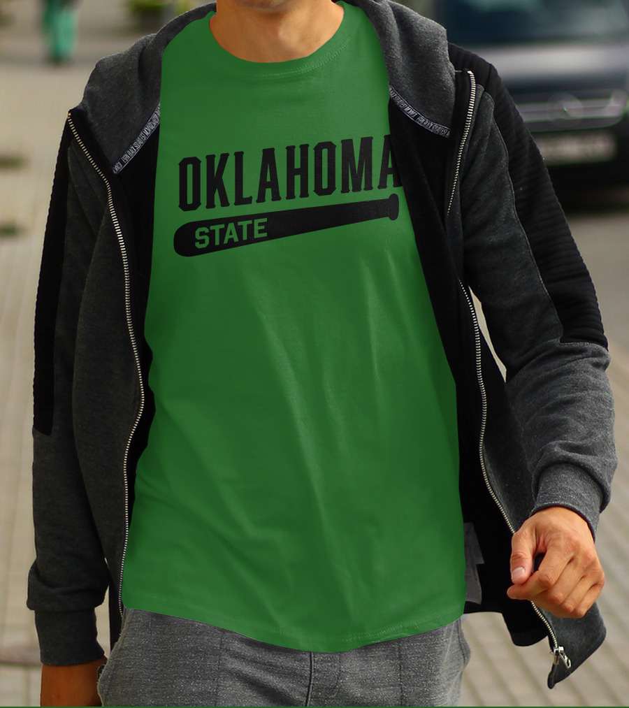 Oklahoma State Baseball Bat T-Shirt
