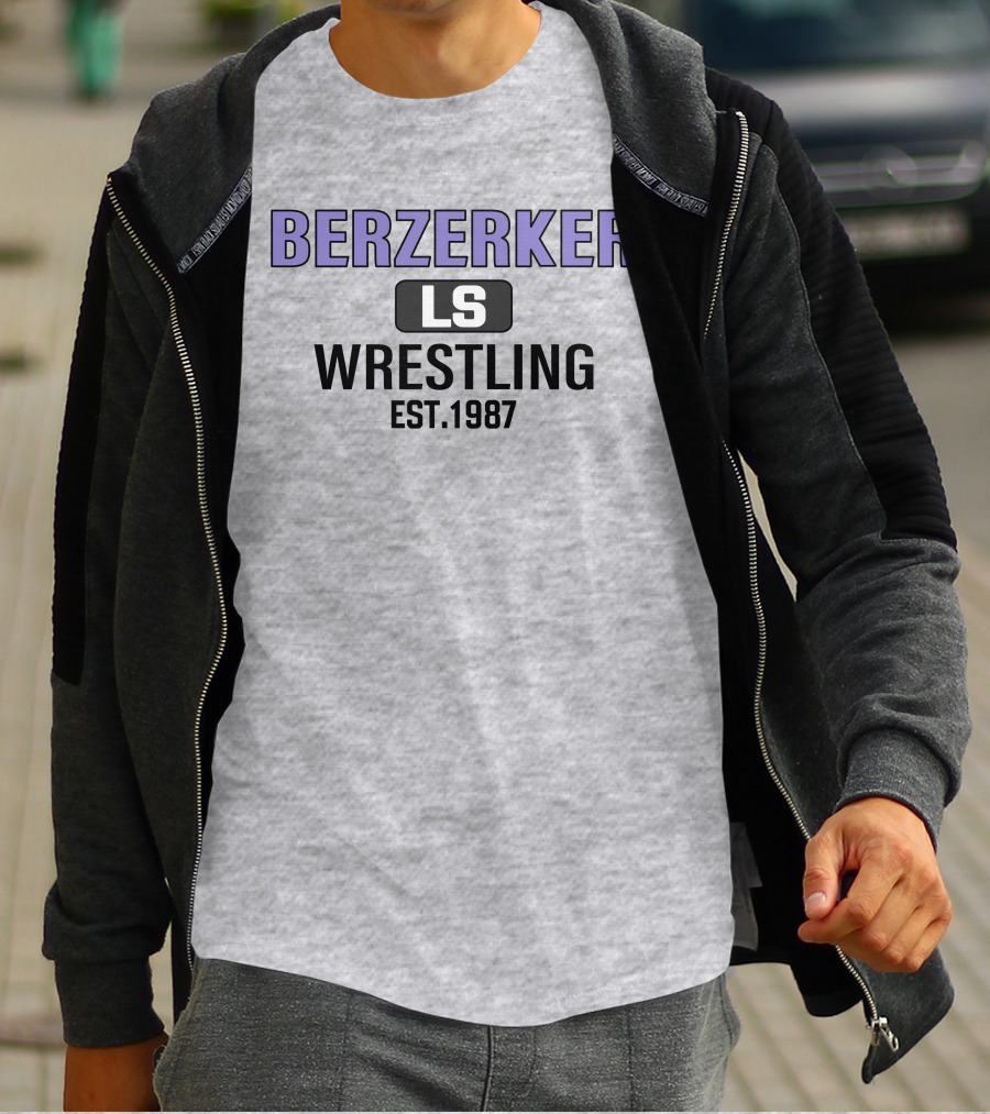 Berzerker LS Wrestling Est 1987 T-Shirt