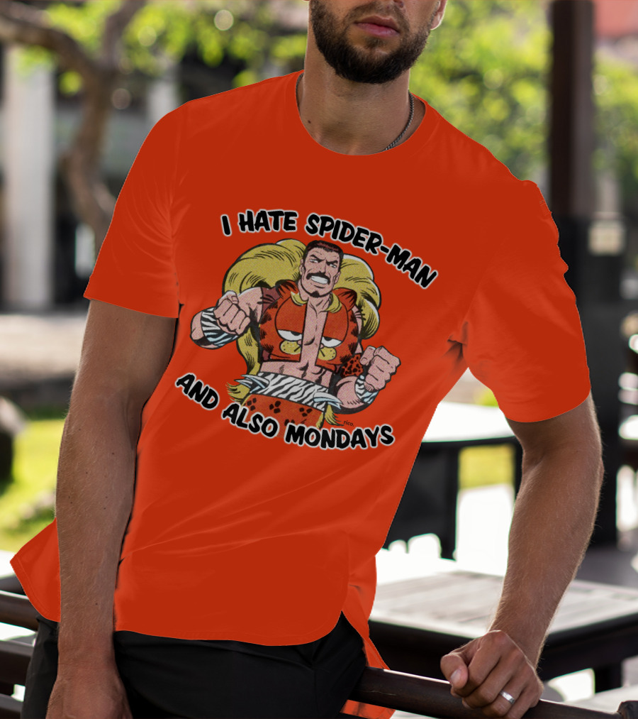 I Hate Spider-Man And Also Mondays Kraven The Hunter Comic T-Shirt