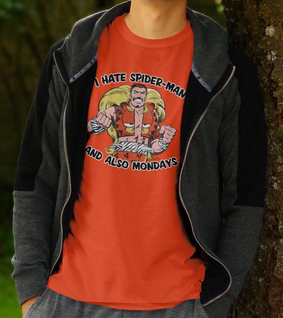 I Hate Spider-Man And Also Mondays Kraven The Hunter Comic T-Shirt