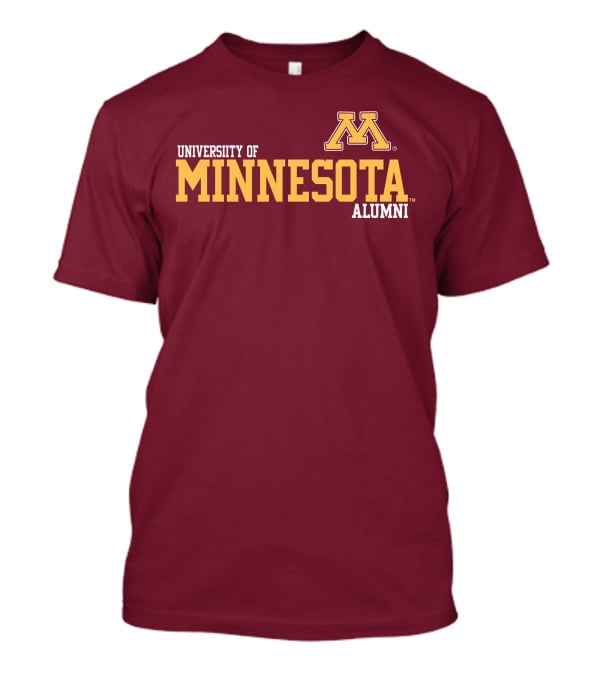 University Of Minnesota Alumni Bold Gold Maroon Iconic Collegiate T-Shirt