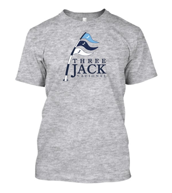 Three Jack National Golf Flag Icons T-Shirt