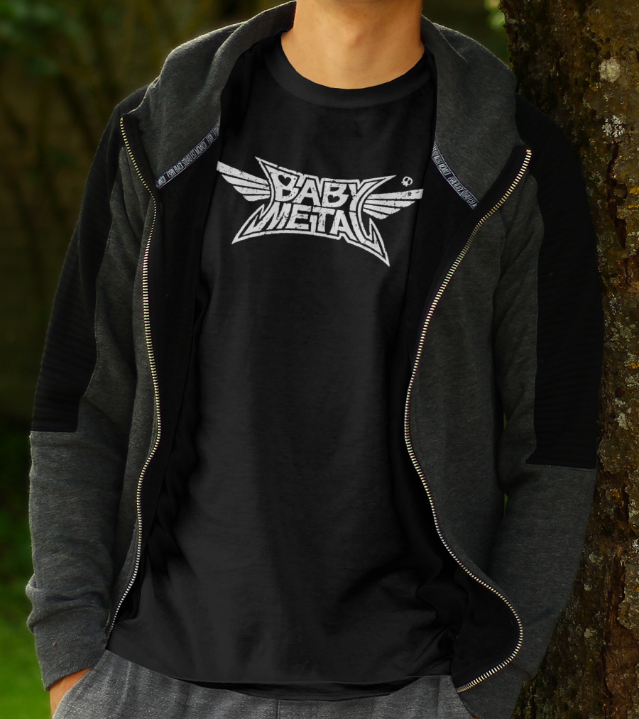 BABYMETAL Logo Winged Skull T-Shirt