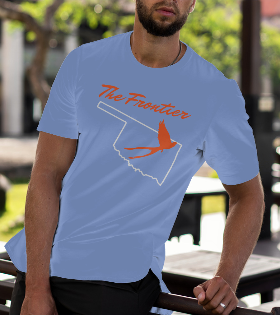 The Frontier Scissor Tail Oklahoma Outline T-Shirt