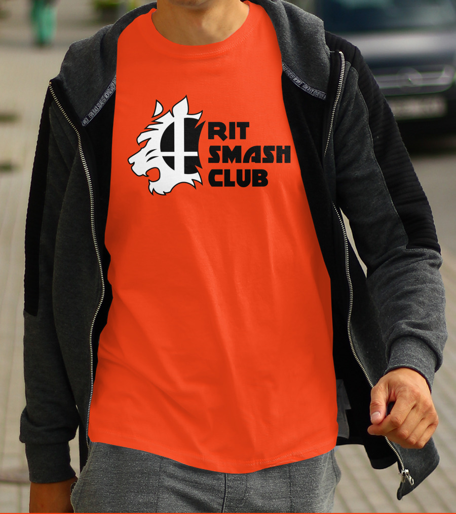 RIT Smash Club Super Smash Bros Tiger T-Shirt