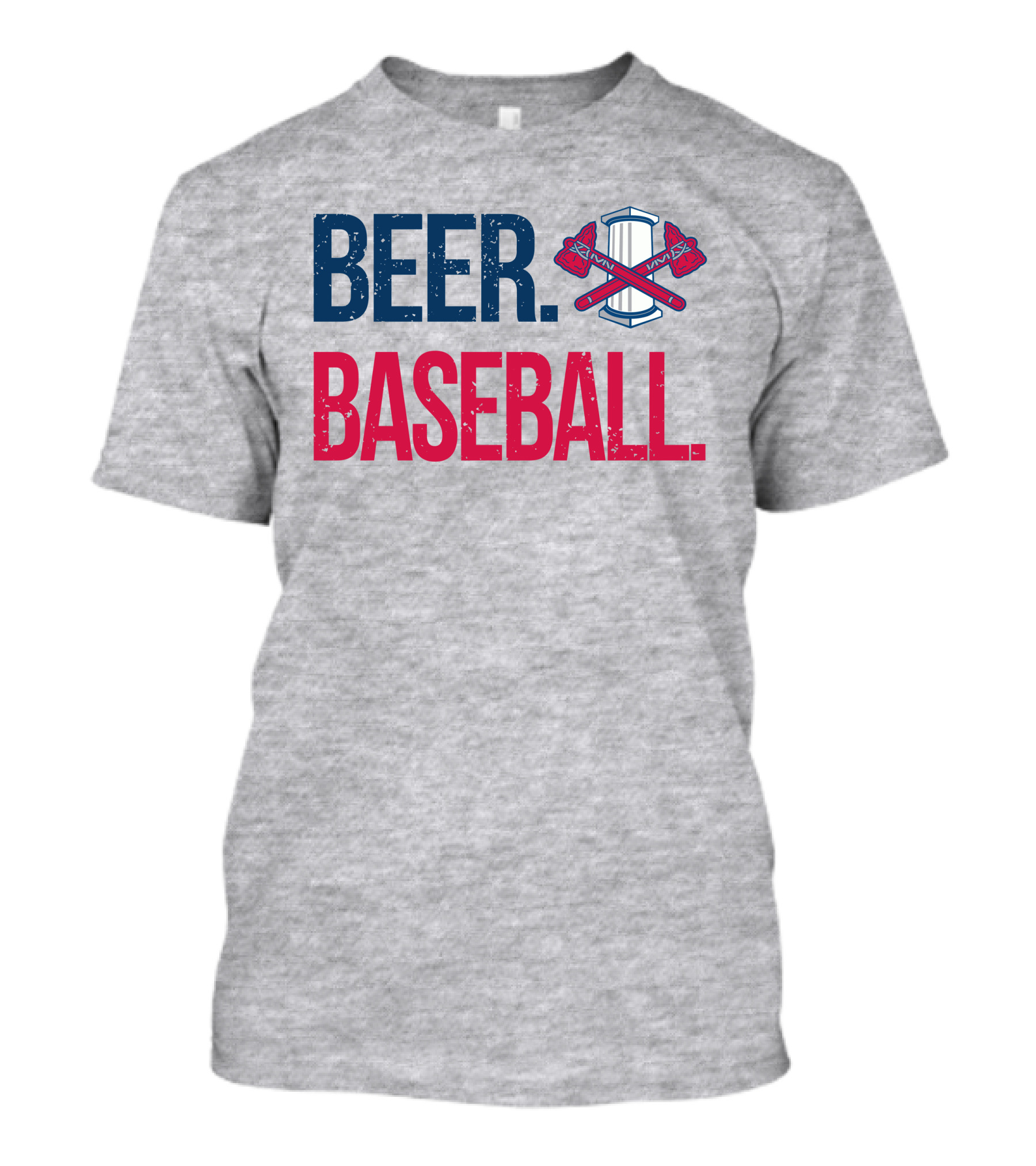Rome Braves Beer Baseball Axe T-Shirt