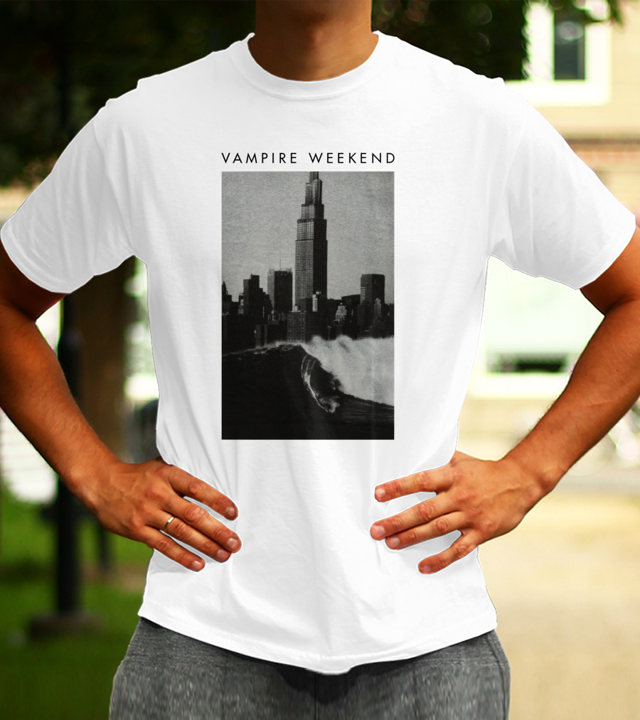 Vampire Weekend New York City Wave Tower T-Shirt