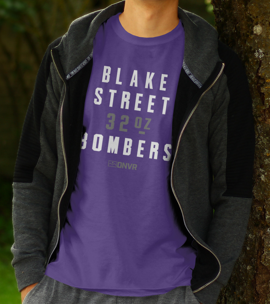 BLAKE STREET 32 Oz BOMBERS DNVR T-Shirt