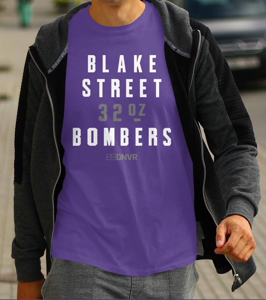 BLAKE STREET 32 Oz BOMBERS DNVR T-Shirt