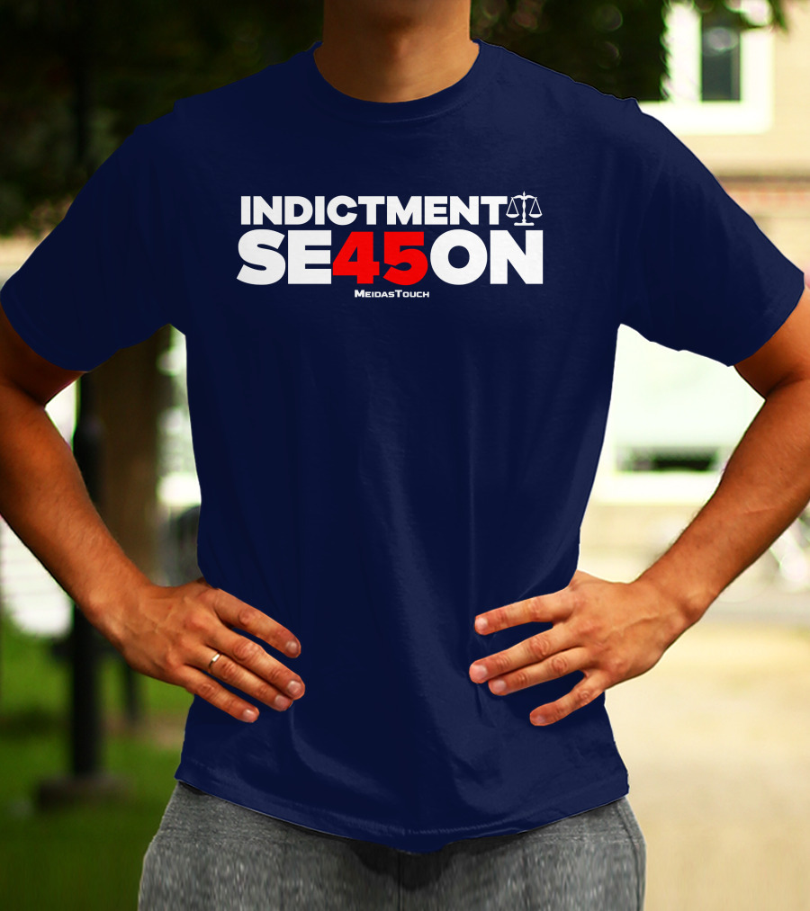 Indictment Season 45 MeidasTouch Justice Scales T-Shirt