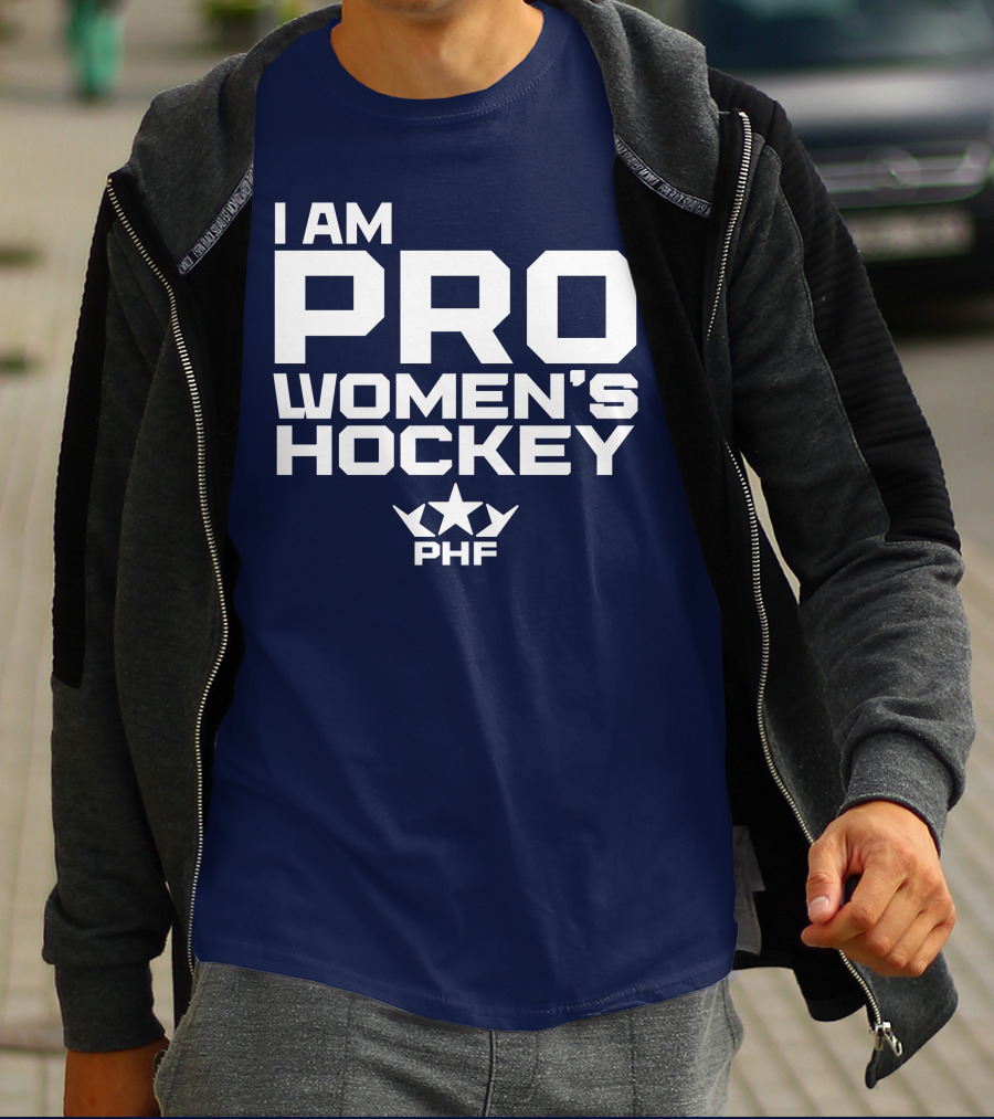 Arizona Coyotes I Am Pro Women's Hockey PHF T-Shirt
