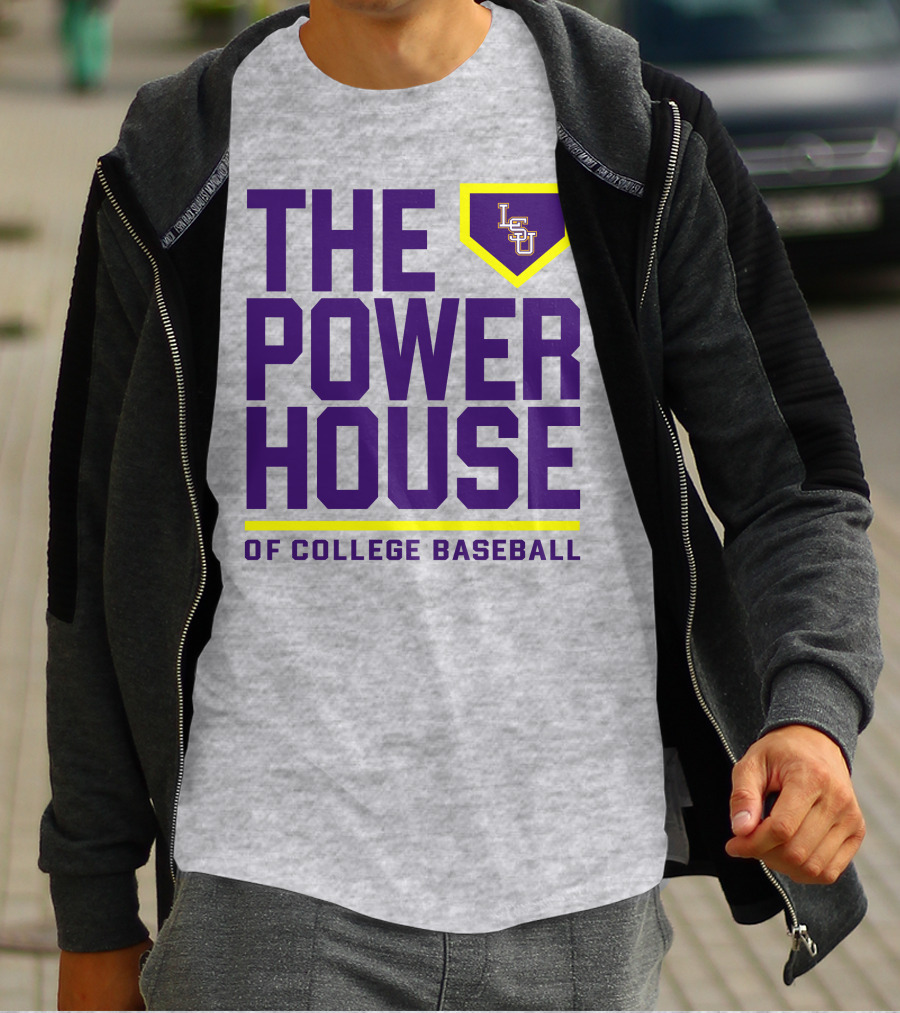 LSU The Power House Of College Baseball T-Shirt