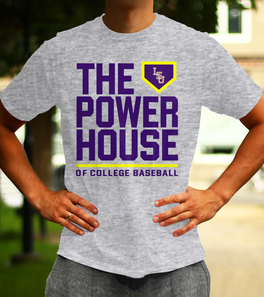 LSU The Power House Of College Baseball T-Shirt