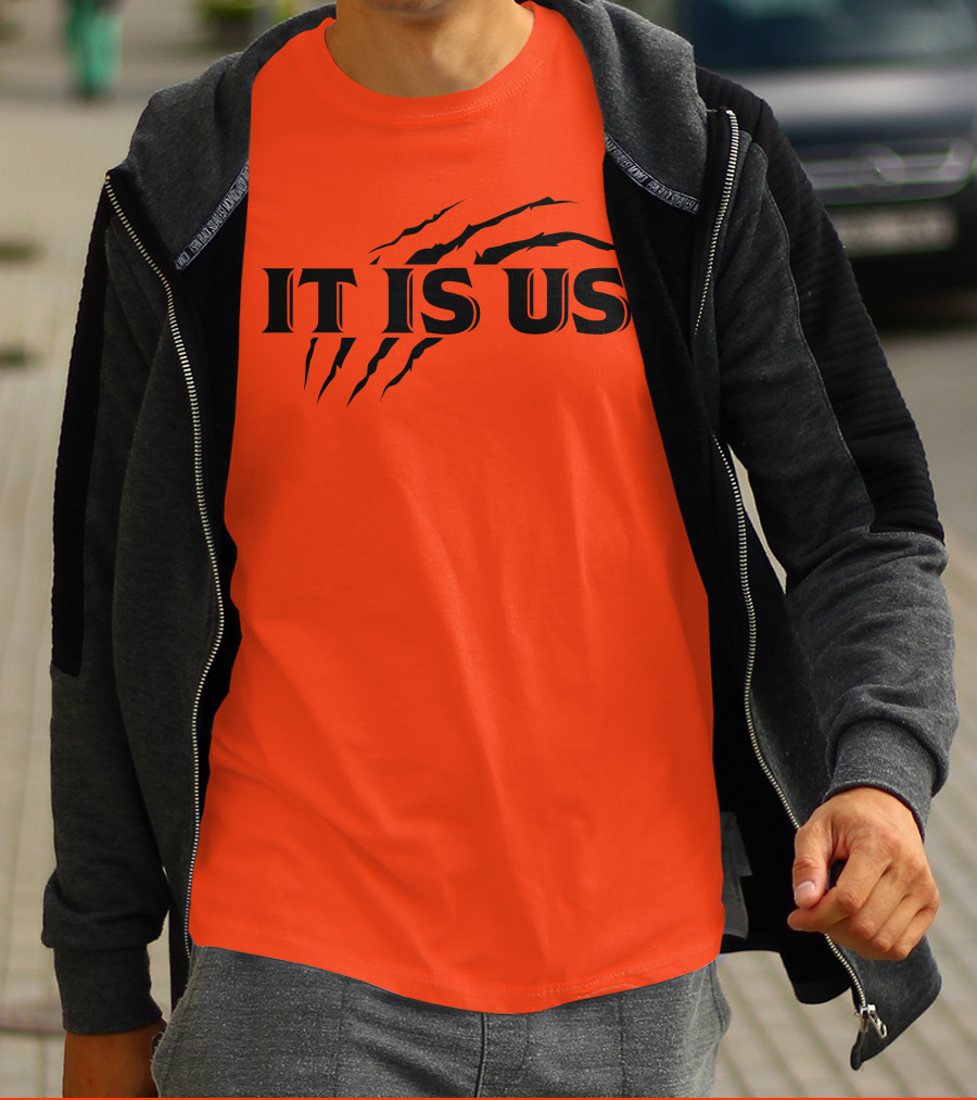 Cincinnati Bengals It Is Us Fan Claw Marks T-Shirt