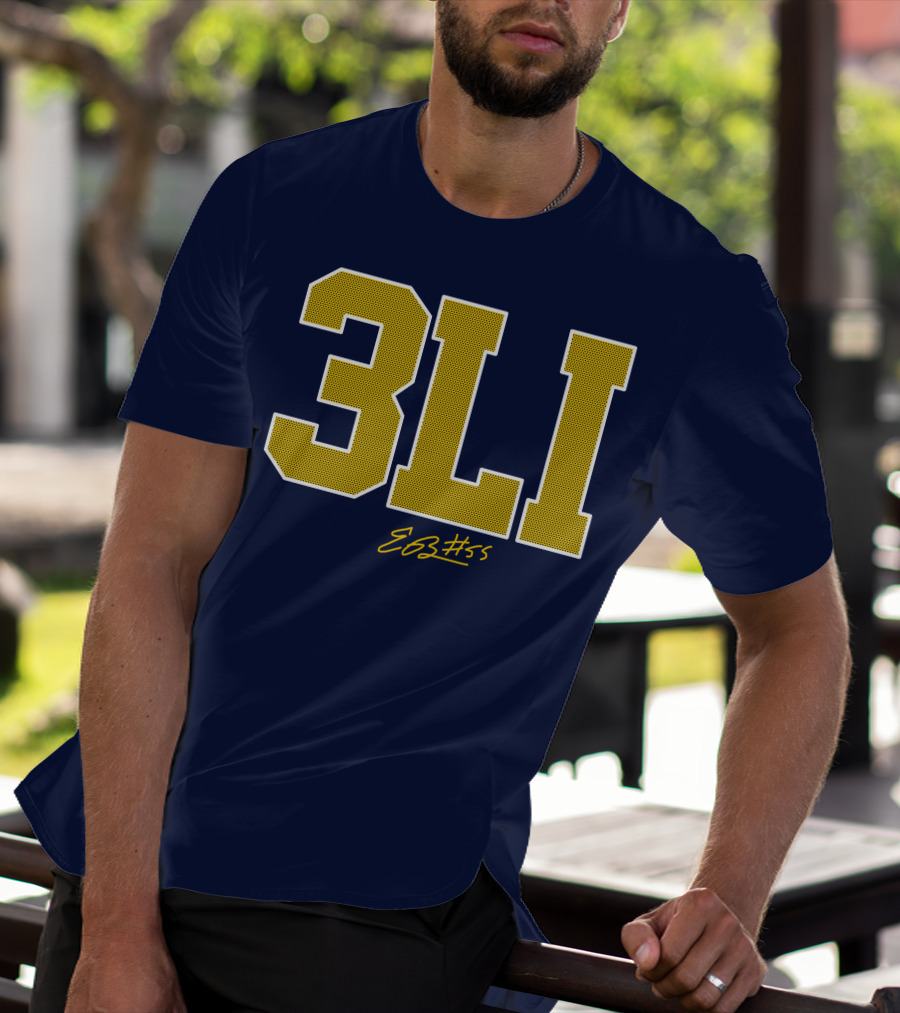 3Li Eli Brooks E63 #55 The Players Trunk Store T-Shirt